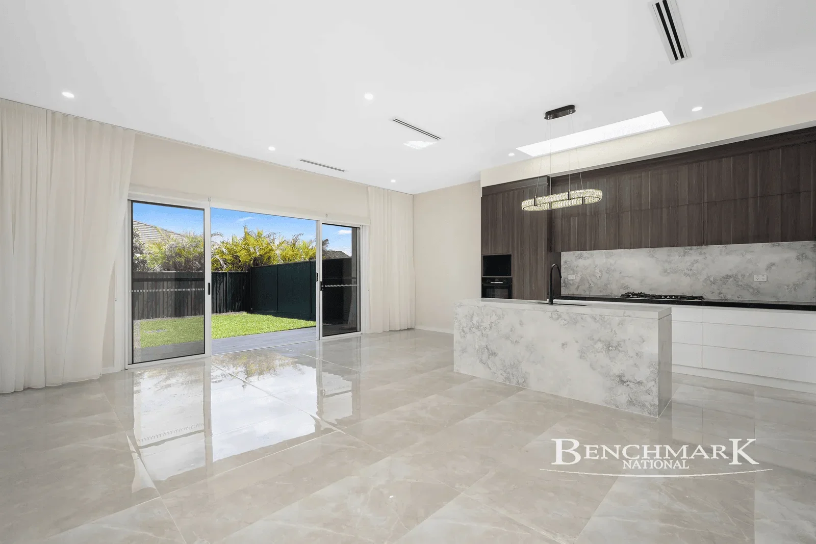 Kitchen and living