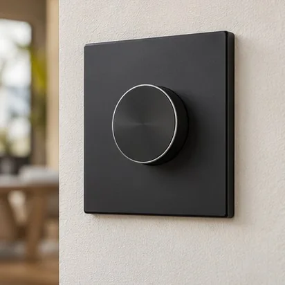 Representative contemporary wall control for home technology