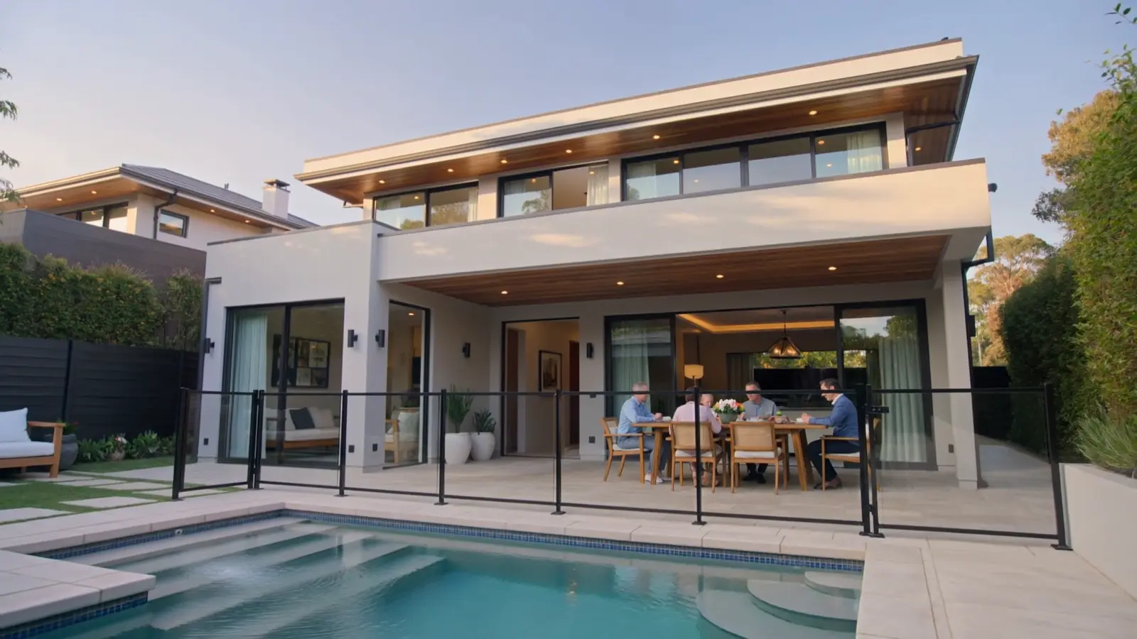 Wunderbar Homes architectural concept showing a contemporary custom-built home